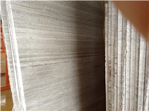 Wooden Grey Marble Slabs&Tiles, China Grey Marble