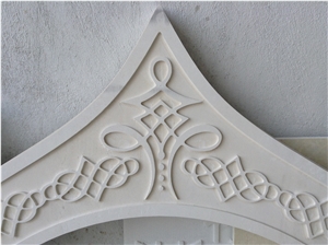 Architectural 2, White Limestone Home Decor
