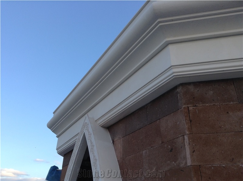 Architectural 2, White Limestone Home Decor