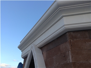 Architectural 2, White Limestone Home Decor