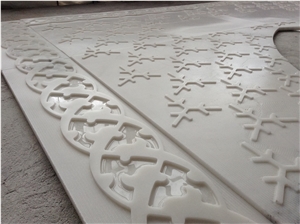 Architectural 2, White Limestone Home Decor