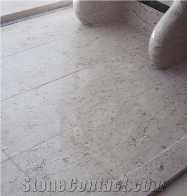 Turkey Crema Perla Limestone Stairs Application