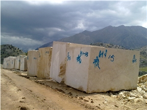 Adin Silk Marble Blocks, Turkey Beige Marble Adin Silk Marble Blocks, Turkey Beige Marble
