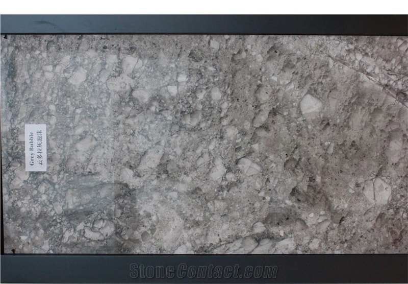 Grey Bubble Marble Slabs