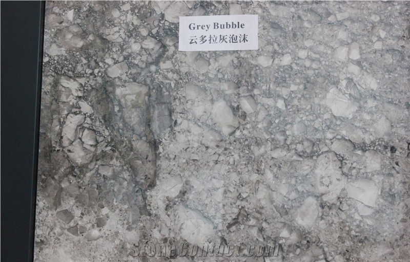 Grey Bubble Marble Slabs