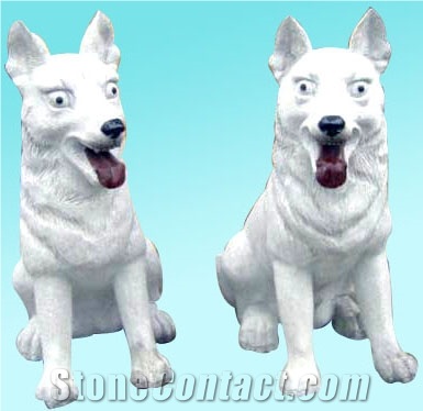 Dog Stone Animal Sculptures,Dog Stone Carving,Dog Stone Statue