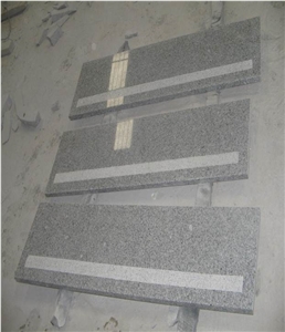 G603 Granite Stairs and Steps, Grey Granite Stairs and Steps, Interior Stair and Step
