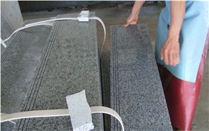 G603 Granite Stairs and Steps, Grey Granite Stairs and Steps, Interior Stair and Step