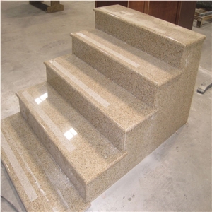 G682 Granite Stairs and Steps,Yellow Granite Stairs and Steps