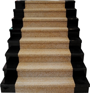 G682 Granite Stairs and Steps,Yellow Granite Stairs and Steps