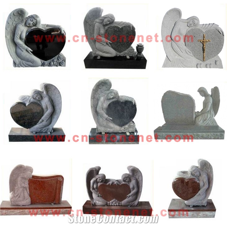 Granite Tombstone,Shanxi Black Sculptured Tombstone,Granite Headstone,Granite Black Monument