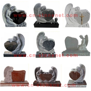 Granite Tombstone,Shanxi Black Sculptured Tombstone,Granite Headstone,Granite Black Monument