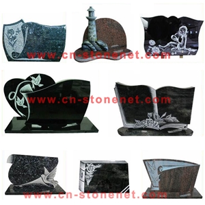 Granite Tombstone,Shanxi Black Sculptured Tombstone,Granite Headstone,Granite Black Monument