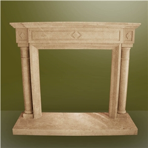 Stone Fireplace,Marble Fireplace Design,Yellow Marble Fireplace Surround
