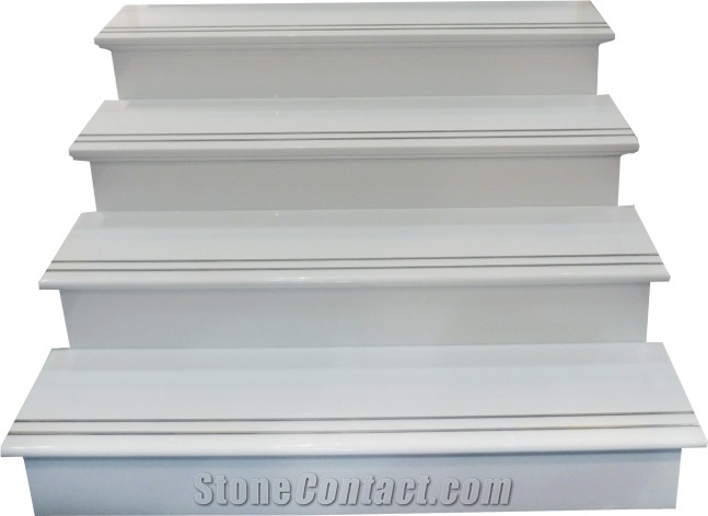 White Granite Stairs and Steps,Inside Granite Stair and Step