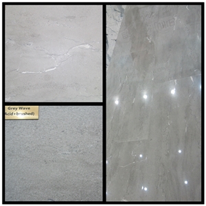 Imperial Grey Wave Vein Limestone Slabs Tile Panel Wall Cladding Panel,Floor Covering Pattern,Exterior Swimming Pool Deck Surround