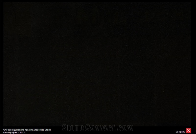 Absolute Black Granite Slabs