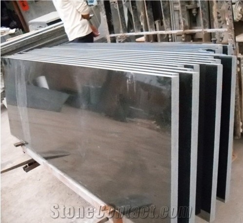 120x60x4cm Shanxi Black Granite Slabs with Golden Spots