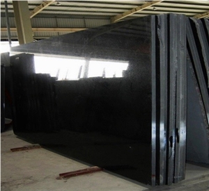 Discount Price China Black Granite Slabs Polished with Random Edges, Shanxi Black , Absolute Black , Nero Assoluto Granite Slabs & Tiles