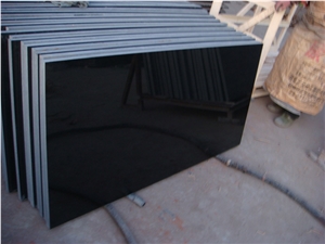 Iran Market Shanxi Black Granite Slabs with Golden Spots,Absolute Black China Black Granite Slabs & Tiles