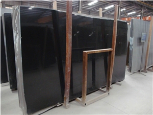 Natural Absolute Black Granite Slabs Natural Absolute Black Granite Slabs