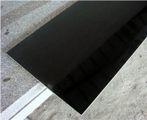 Polished Absolute Black Granite Slabs Polished Absolute Black Granite Slabs