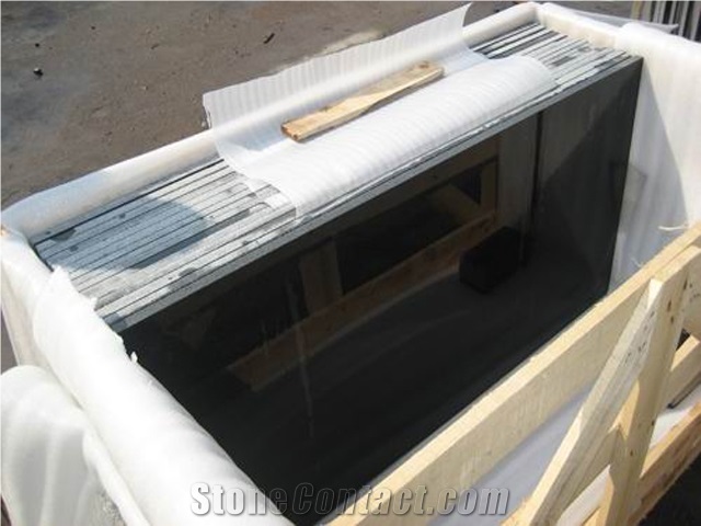 Polished Absolute Black Granite Tiles,Polished Shanxi Black 1200x600x20mm