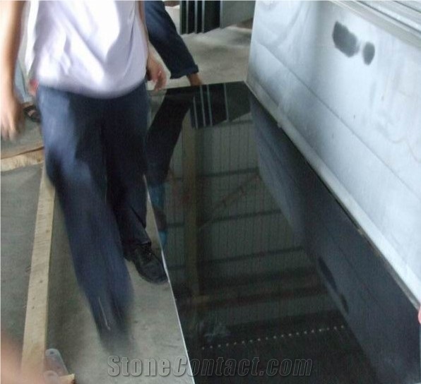 Shanxi Black Slabs 180x60x2cm Absolute Black Without Golden Spots
