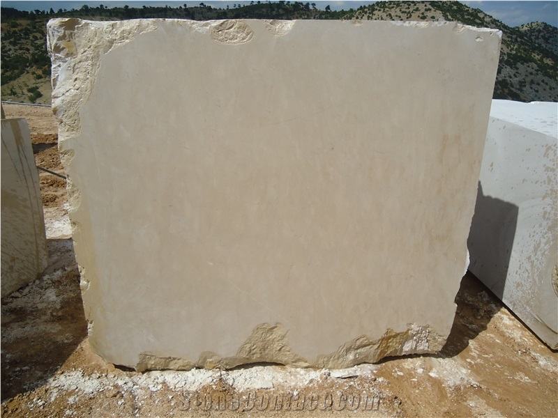 Divas Beige Marble Block, Turkey Beige Marble Block