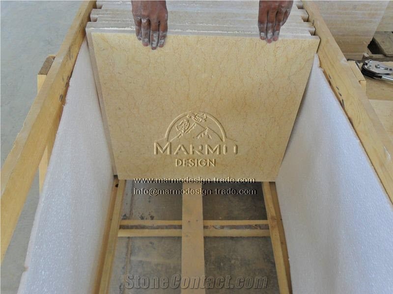 Silvia Marble Rough Blocks, Egypt Beige Marble