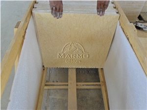 Silvia Marble Rough Blocks, Egypt Beige Marble