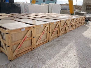 Denizli Light Beige Travertine Tiles & Slabs, Polished Floor Tiles, Wall Tiles