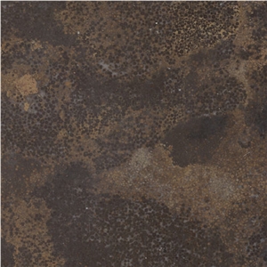 Rusty Manchu Caviar Limestone Slabs & Tiles, China Brown Limestone