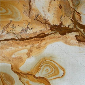 Stone Wood Quartzite Slabs & Tiles, Brazil Yellow Quartzite