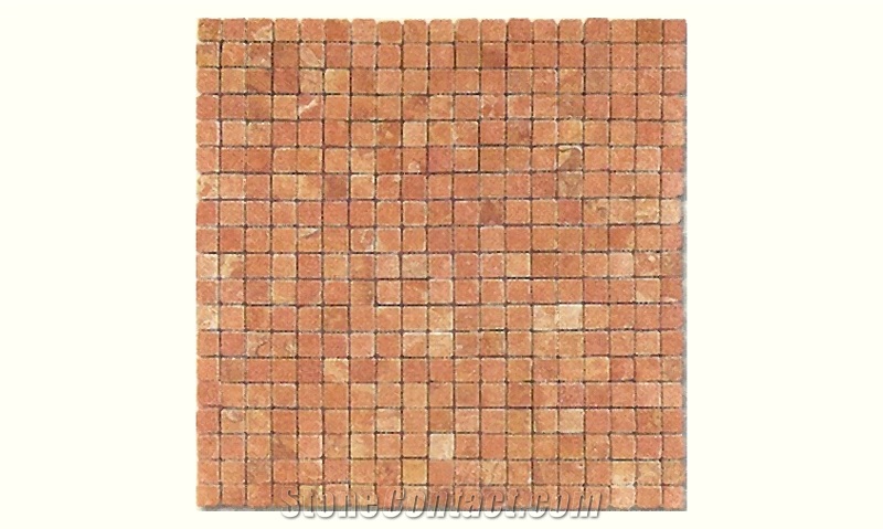 Rojo Breccia Marble Mosaic