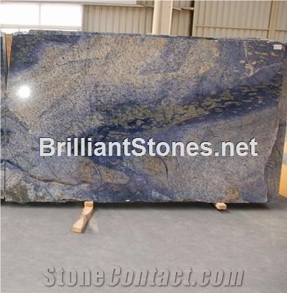 Brazil Azul Bahia Granite Slab,Natural Luxury Granite Slab