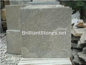 Green Quartzite Tiles Honed, China Green Quartzite