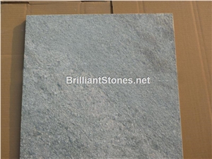 Green Quartzite Tiles Honed, China Green Quartzite