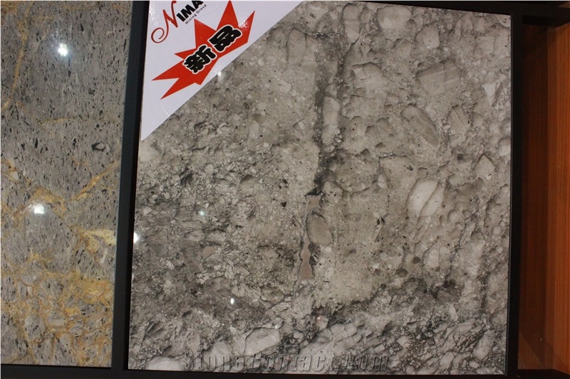 Balikesir Nima Grey Marble Slabs, Tiles