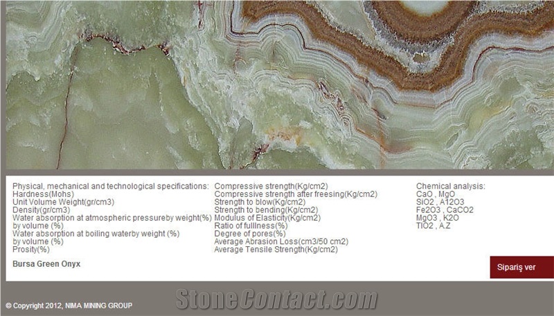 Bursa Green Onyx Slabs, Turkey Green Onyx
