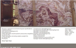Sivas Tiger Onyx Blocks, Turkey Tiger Onyx Block