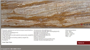 Sivas Tiger Onyx Blocks, Turkey Tiger Onyx Block