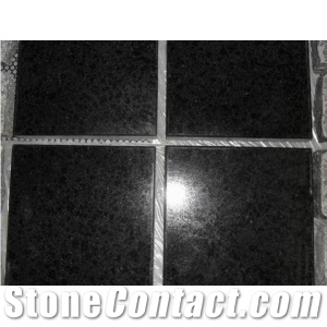 G684 Granite Slabs & Tiles, China Black Granite