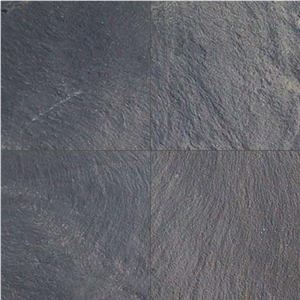 H-Black Slate Slabs & Tiles, India Black Slate