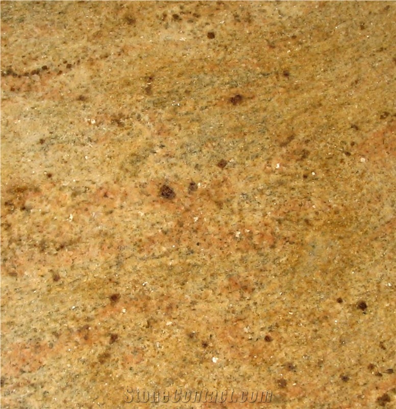 Kashmir Gold Granite Slabs & Tiles, India Yellow Granite