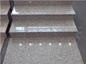 China Pink Granite Stair, G664 Granite Stairs & Steps,China Red Granite, High Polished Luoyuan Red Granite Stone with Good Quality