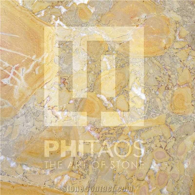 Bois Dore Limestone Tiles, France Yellow Limestone