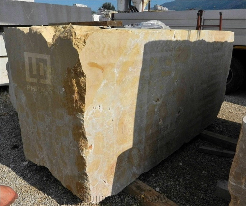 Bois Dore Limestone Tiles, France Yellow Limestone