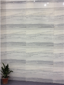Decorative Straight Veins White Marble Slabs & Tiles, China Crystal White Marble Slabs & Tiles