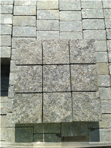 Black Granite Cobble & Pavers, Black Granite Cobbles